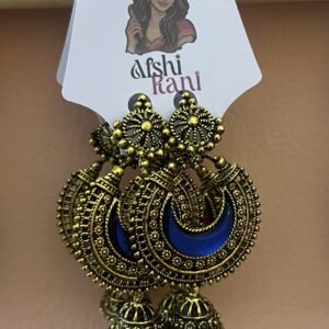 Boucle d’oreille Lune Bleue